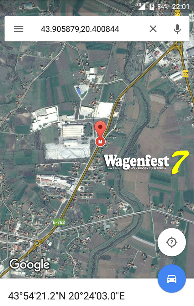 Wagenfest 7 Mapa